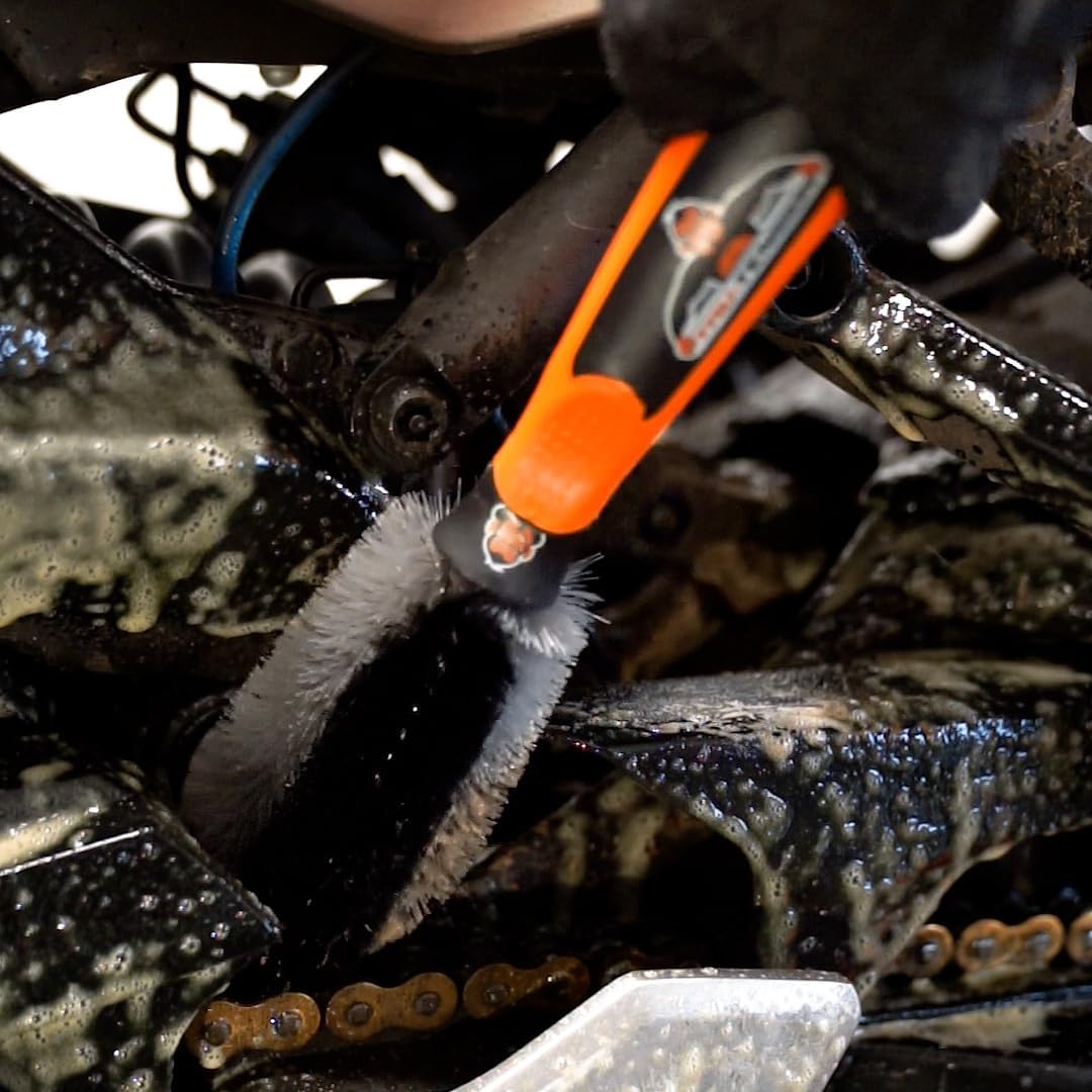 | Premium Bicycle Brush Kit | Suitable for All Road, Mountain & Race Bikes | Bicycle Tools & Accessories | 3 Piece Bicycle Kit