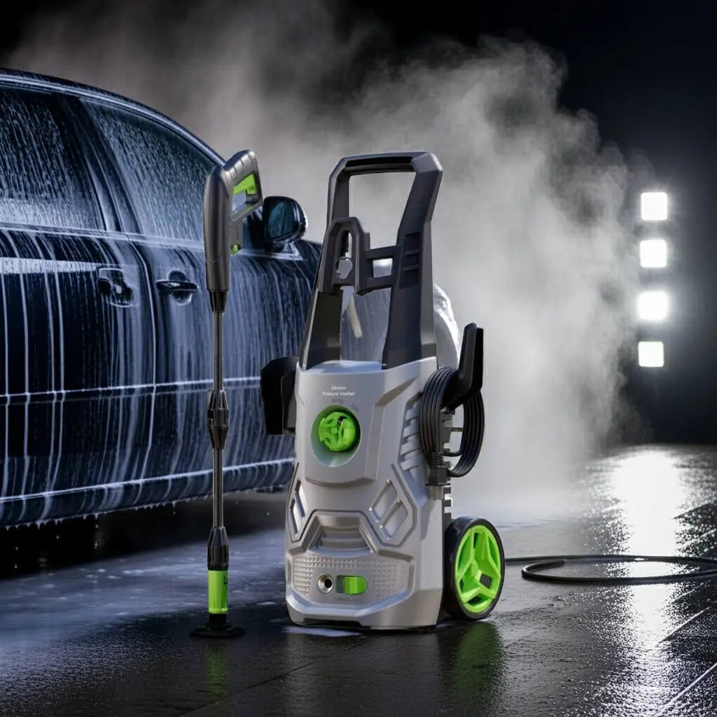 2.6 GPM 2600PSI Electric Pressure Washer with Foam Cannon for Cleaning Cars , Driveways, Decks, Fences, Patios & Outdoor Cleaning, 3 Wand Lengths 1600W Portable Pressure Cleaner Fathersdaygift