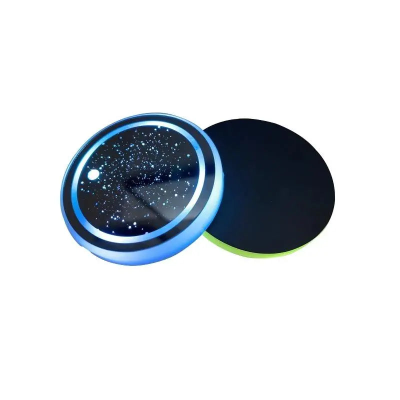 1PCS/2PCS/4PCS LED Cup Holder Lights for Car, Rechargeable 7 Color-Changing Light up Cup Holder Insert Coasters, Car Accessories for Teens
