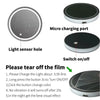 1PCS/2PCS/4PCS LED Cup Holder Lights for Car, Rechargeable 7 Color-Changing Light up Cup Holder Insert Coasters, Car Accessories for Teens