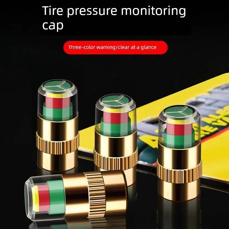 Universal Tire Valve Cap, Compatible with Cars, Electric Scooters, Motorcycles, for Tire Pressure Monitoring