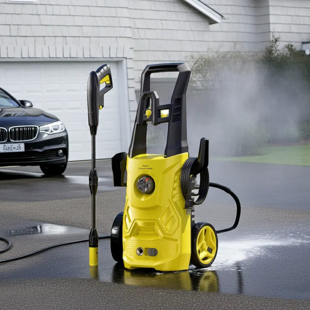2.6 GPM 2600PSI Electric Pressure Washer with Foam Cannon for Cleaning Cars , Driveways, Decks, Fences, Patios & Outdoor Cleaning, 3 Wand Lengths 1600W Portable Pressure Cleaner Fathersdaygift