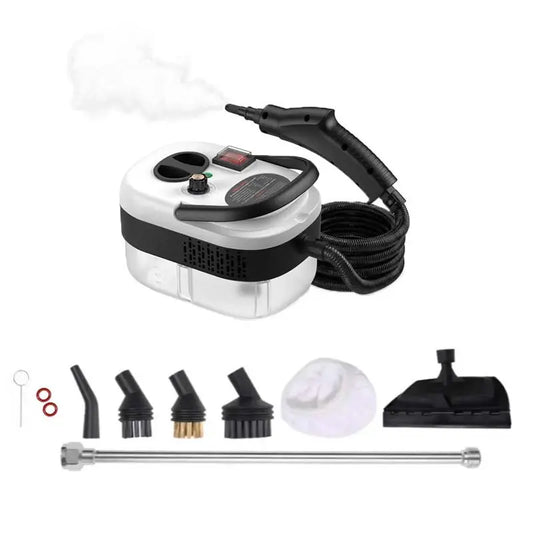 Father'S Day Gifts Portable Handheld Steam Cleaner with 10 Accessories, Adjustable Levels, Fast Heat-Up Steamer for Kitchen, Bathroom, Tile & Car Cleaning | Efficient Grease Dirt Remover, All-In-One Steam Cleaner for Household & Auto Care