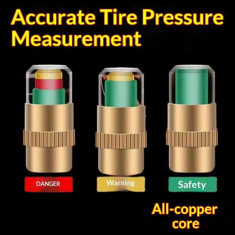 Universal Tire Valve Cap, Compatible with Cars, Electric Scooters, Motorcycles, for Tire Pressure Monitoring